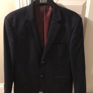 Mens Classic Navy Blue Sport Coat